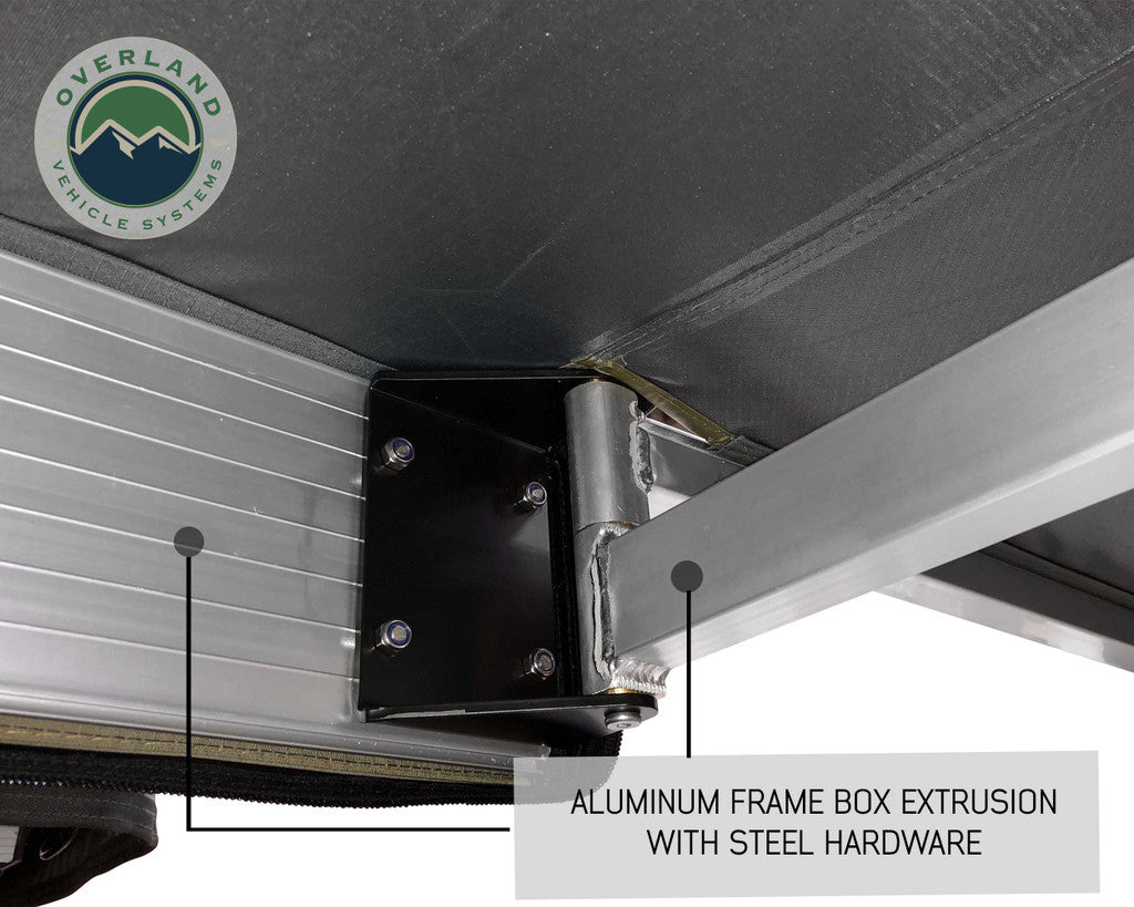 OVERLAND VEHICLE SYSTEMS | Nomadic Awning 270 Awning & Wall 1, 2, & 3, Mounting Brackets Passenger Side (19549907)