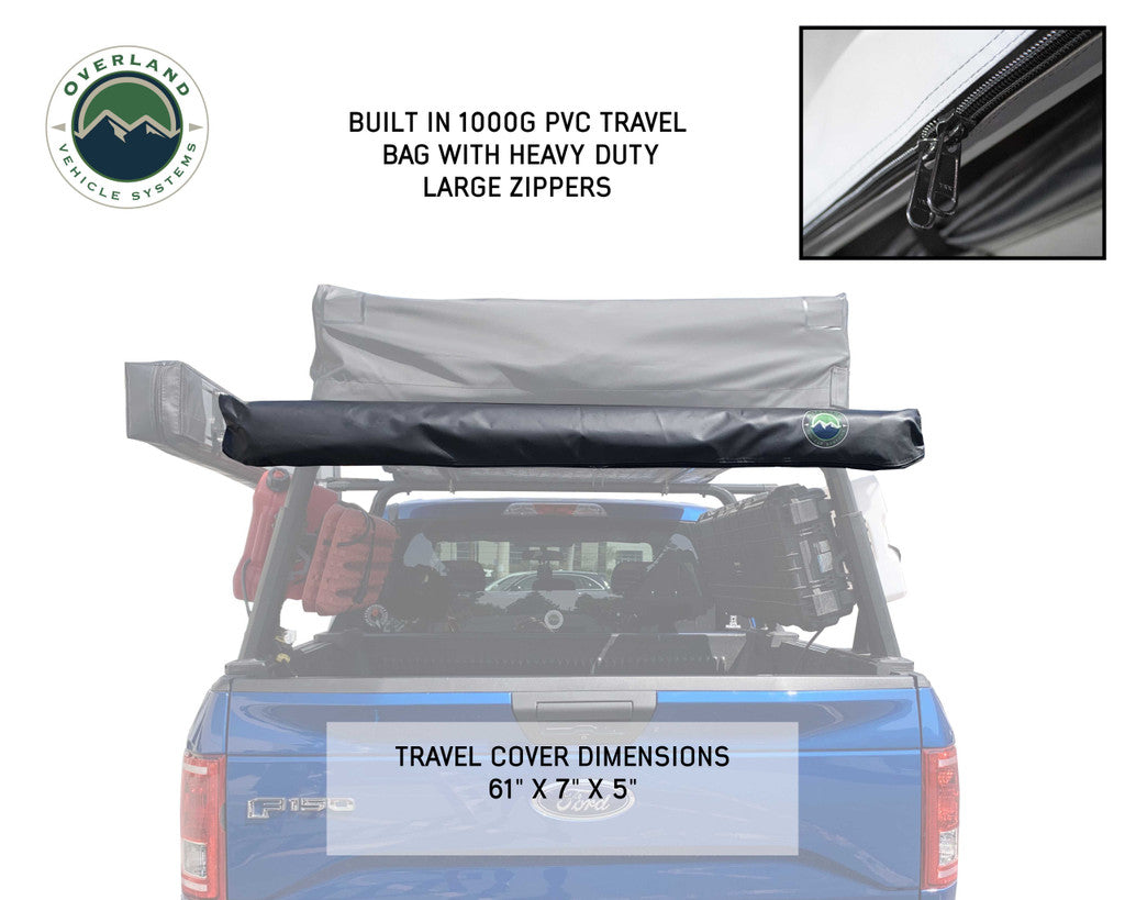 OVERLAND VEHICLE SYSTEMS | Nomadic Awning 4.5' With Black Cover (18039909)
