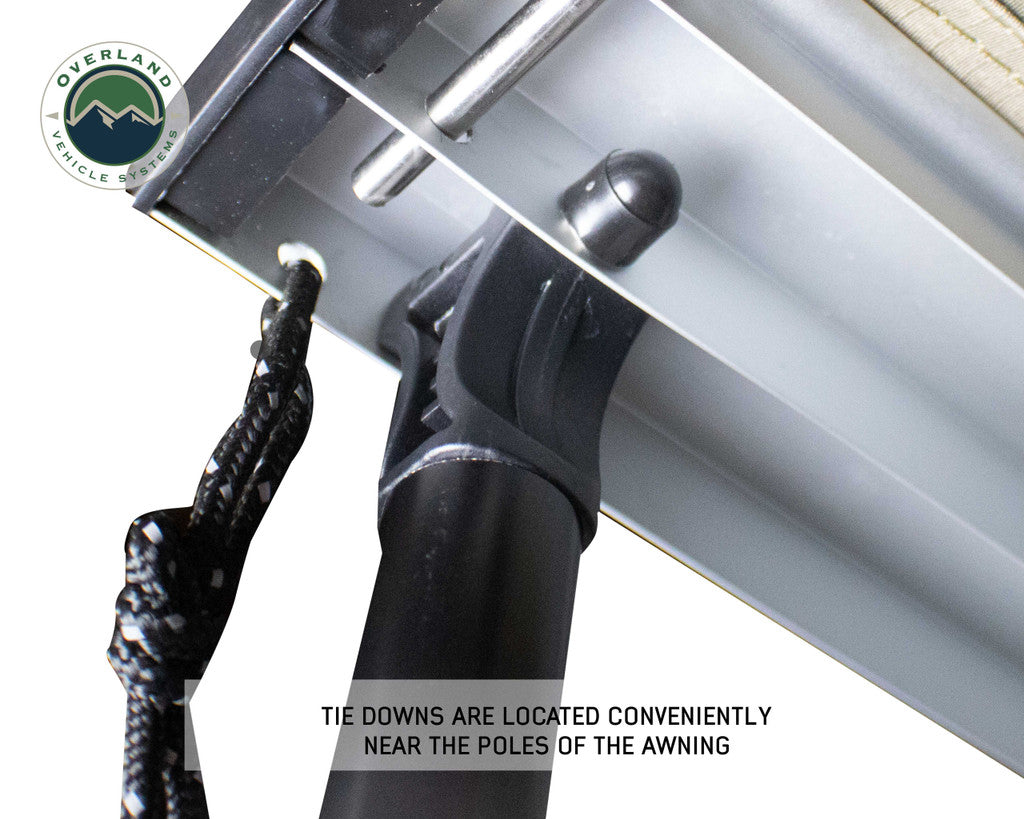 OVERLAND VEHICLE SYSTEMS | Nomadic Awning 4.5' With Black Cover (18039909)