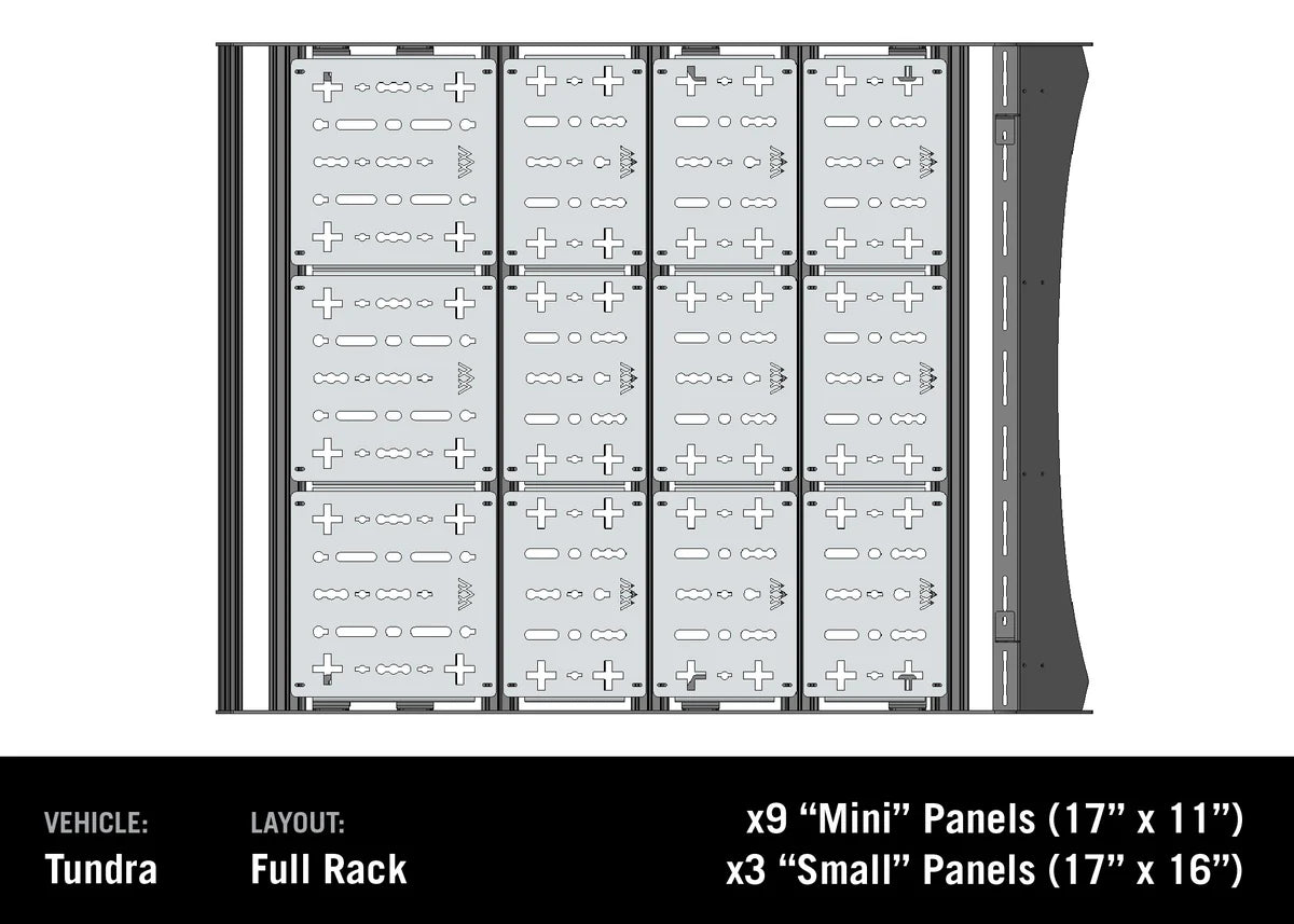BACKWOODS ADVENTURE MODS | DRIFTR Roof Rack Deck Accessory Panels (BWAO-1711)