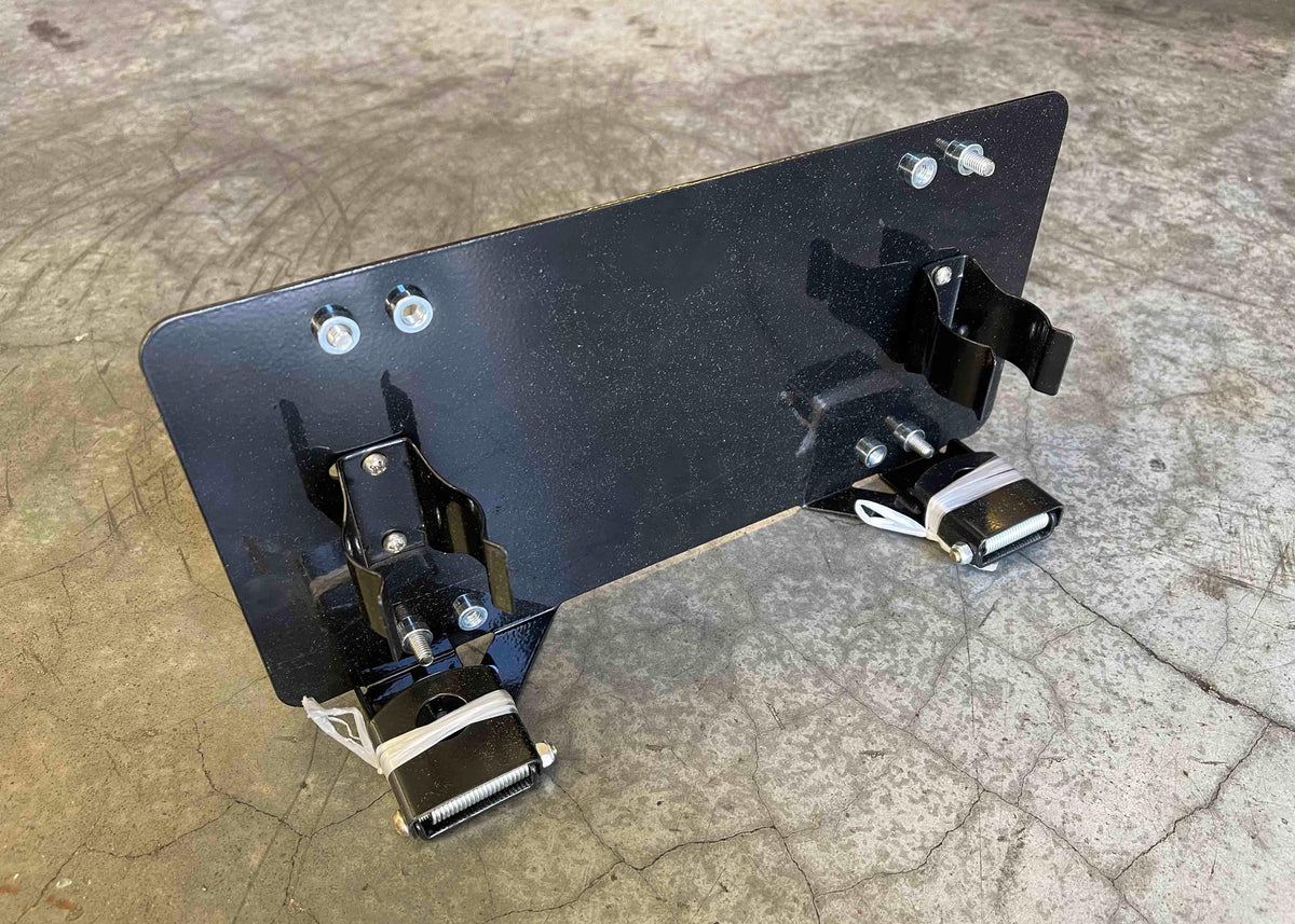 BACKWOODS ADVENTURE MODS | 4Runner 5th Gen 2010-On Flip Up License Plate Holder Roller Fairlead (BW07-0002)
