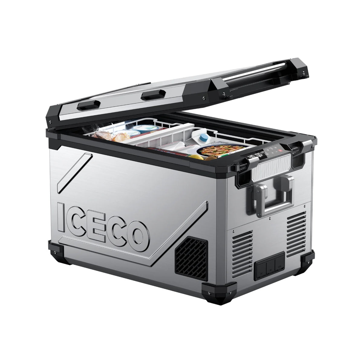 ICECO | 58QT APL55 Dual Zone 12 Volt Fridge With Ice Tray