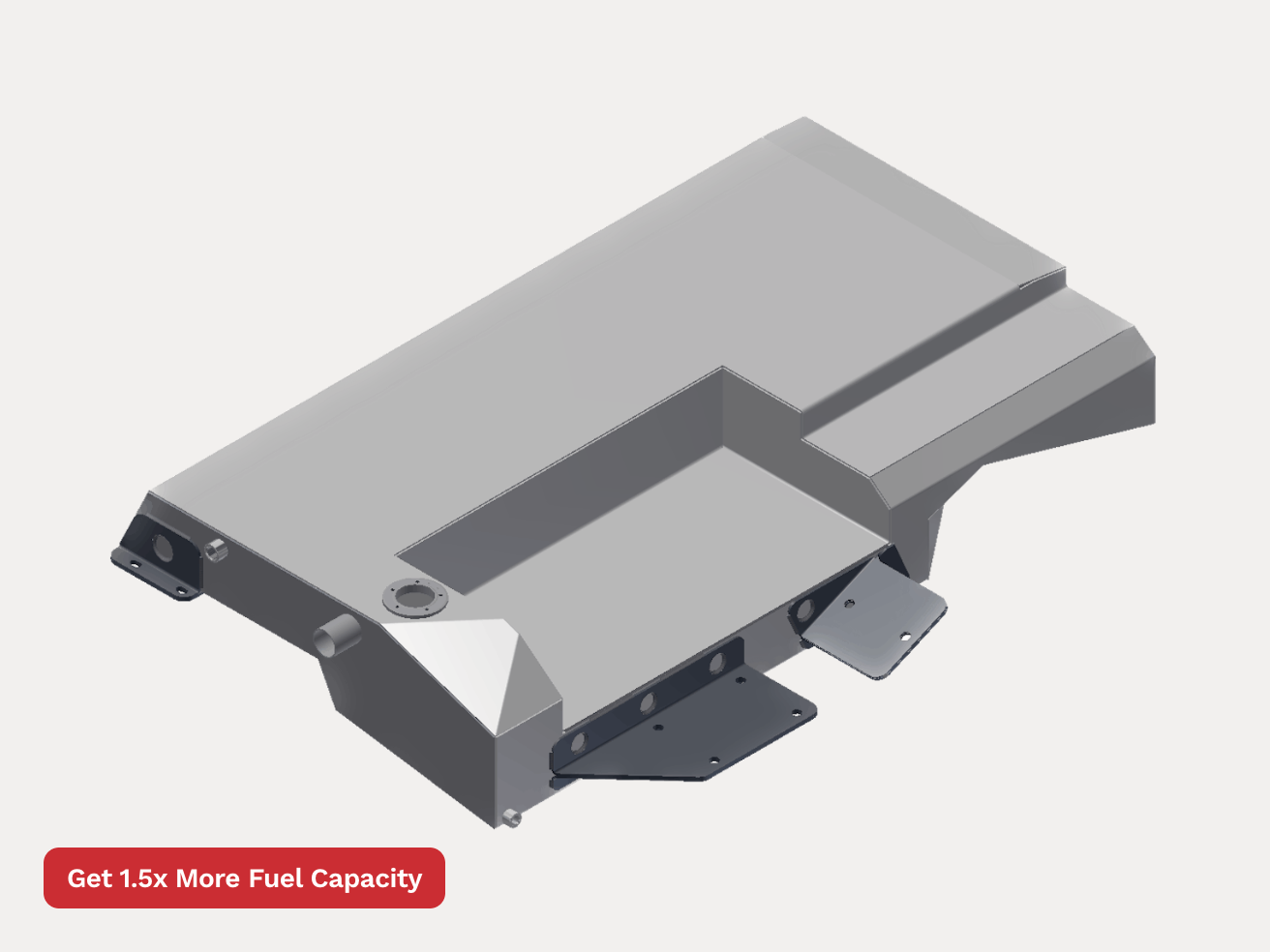 LONG RANGE AMERICA | Land Cruiser 200 & Lexus LX 570 2008-2021 12.5 Gallon Auxiliary Tank (TLC200SA-12.5GAL)