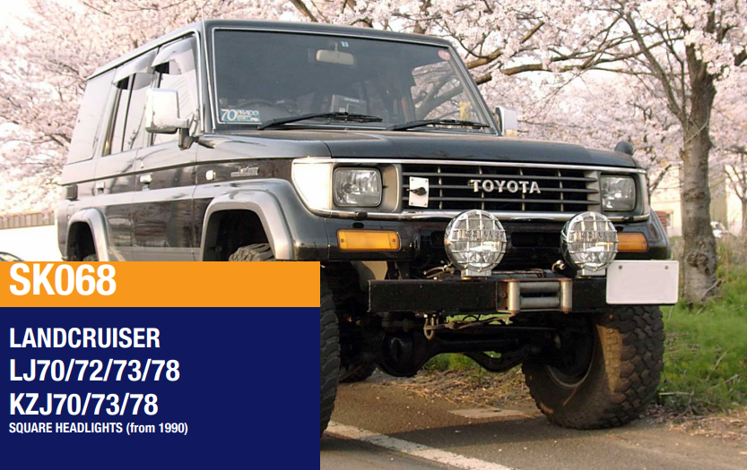 TERRAIN TAMER | Land Cruiser 70 Series LJ70/72/73/78 & KZJ70/73/78 From 1990 Square Headlights Complete Suspension Kit (SK068)