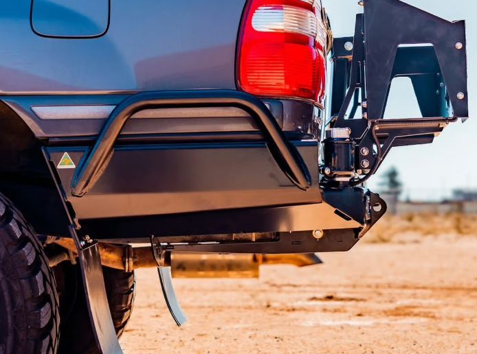 THE CRUISER COMPANY | Land Cruiser 100 Series (1998-2007) High Clearance Rear Bumper With Tow Hitch (TCC-100-RB-TOW)