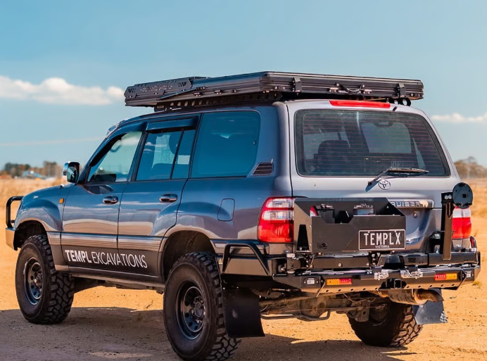 THE CRUISER COMPANY | Land Cruiser 100 Series (1998-2007) High Clearance Rear Bumper With Tow Hitch (TCC-100-RB-TOW)