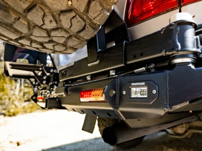 THE CRUISER COMPANY | Land Cruiser 100 Series (1998-2007) High Clearance Rear Bumper With Tow Hitch (TCC-100-RB-TOW)