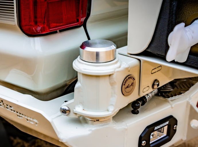 THE CRUISER COMPANY | Land Cruiser 60 Series (1980-1990) High Clearance Rear Bumper With Receiver Hitch (TCC-60-RB-TOW)