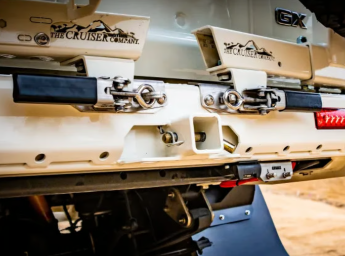 THE CRUISER COMPANY | Land Cruiser 60 Series (1980-1990) High Clearance Rear Bumper With Receiver Hitch (TCC-60-RB-TOW)