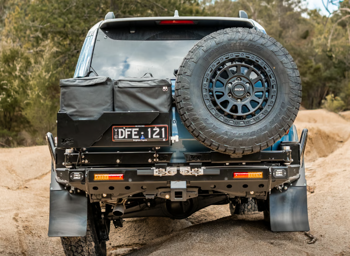 THE CRUISER COMPANY | Land Cruiser 250 Series (2024 - Present) High Clearance Rear Bumper With Quarter Panel Hoops (TCC-250-RB)
