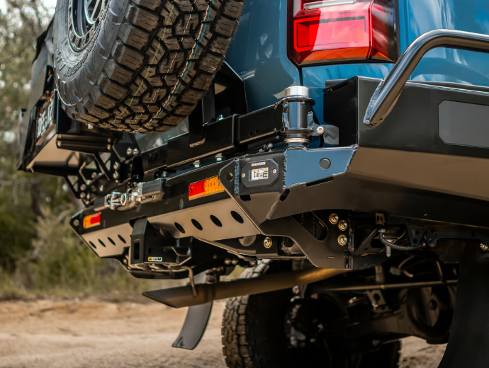 THE CRUISER COMPANY | Land Cruiser 250 Series (2024 - Present) High Clearance Rear Bumper With Quarter Panel Hoops (TCC-250-RB)