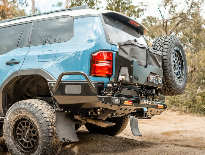 THE CRUISER COMPANY | Land Cruiser 250 Series (2024 - Present) High Clearance Rear Bumper With Quarter Panel Hoops (TCC-250-RB)