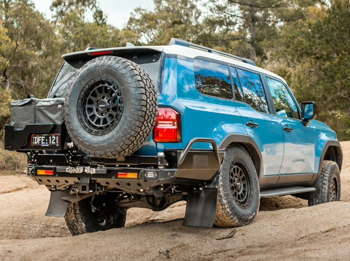 THE CRUISER COMPANY | Land Cruiser 250 Series (2024 - Present) High Clearance Rear Bumper With Quarter Panel Hoops (TCC-250-RB)