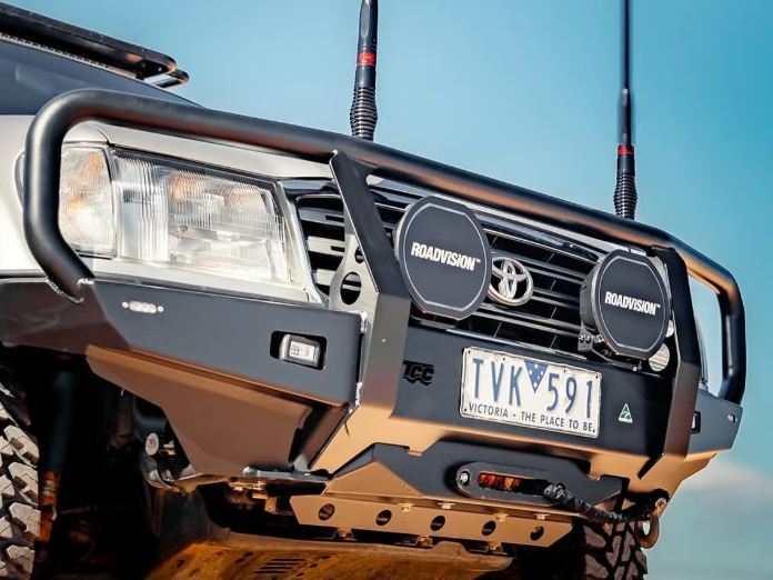 THE CRUISER COMPANY | Land Cruiser 100 Series (1998-2007) High Clearance Full Hoop Front Bumper (TCC-100-HCBB)