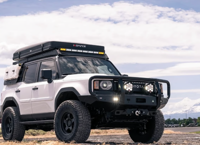 THE CRUISER COMPANY | Land Cruiser Prado 250 (2024 - Present) Series High Clearance Full Hoop Front Bumper (TCC-250-HCBB)