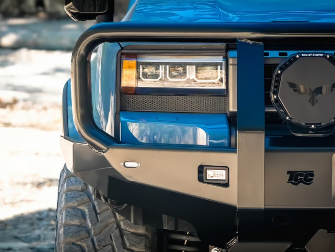 THE CRUISER COMPANY | Land Cruiser Prado 250 (2024 - Present) Series High Clearance Full Hoop Front Bumper (TCC-250-HCBB)