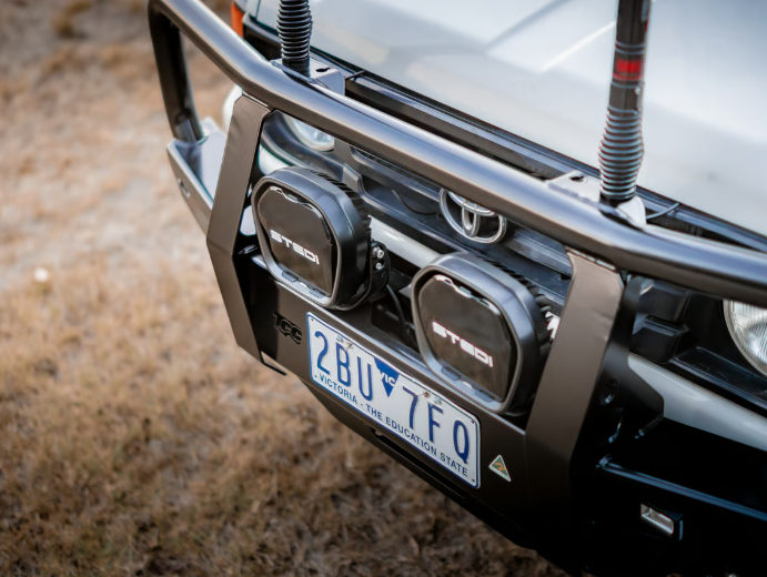 THE CRUISER COMPANY | Land Cruiser 75/78 Series (1991 - 2006) High Clearance Full Hoop Front Bumper (TCC-75-HCBB)