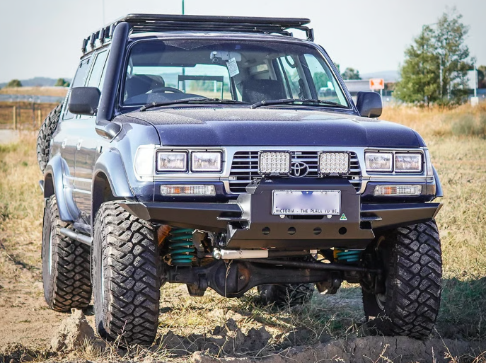 THE CRUISER COMPANY | Land Cruiser 80 Series (1991 - 1997) High Mount Front Bumper (TCC-80-HM-FB)