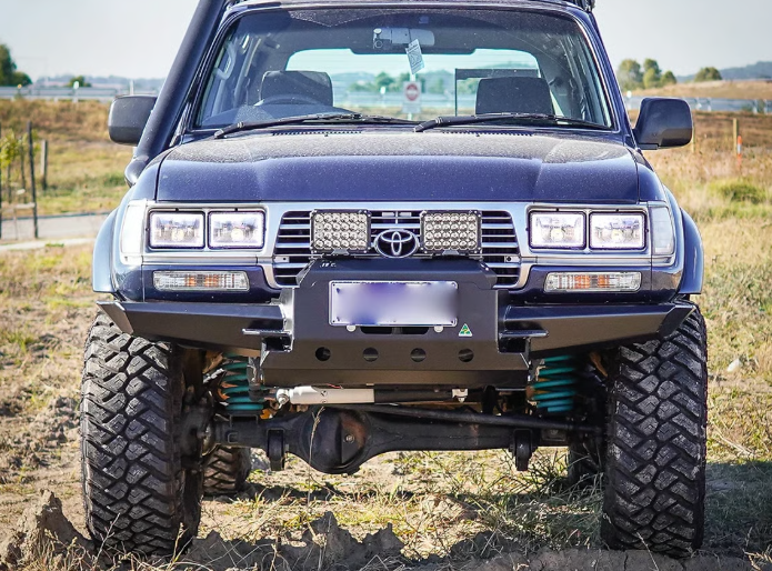 THE CRUISER COMPANY | Land Cruiser 80 Series (1991 - 1997) High Mount Front Bumper (TCC-80-HM-FB)