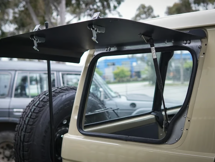 THE CRUISER COMPANY | Land Cruiser 76 Series Lift Up Gull Wing Window (LC76-WINDOW)
