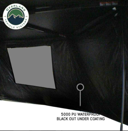 OVERLAND VEHICLE SYSTEMS | XD Nomadic 180 Awning Wall with Windows (18159929)