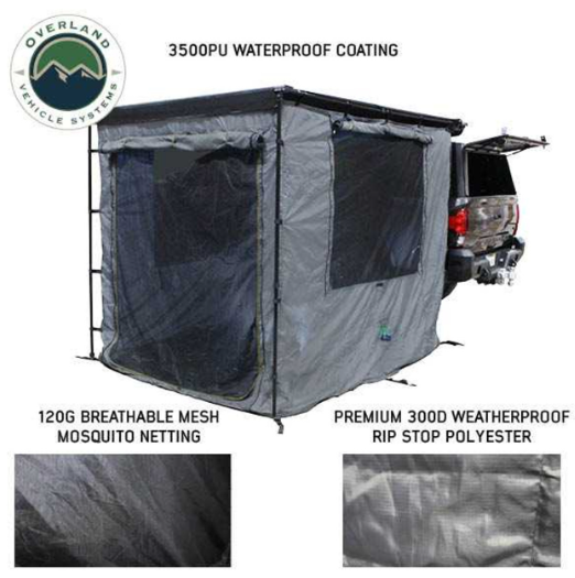 OVERLAND VEHICLE SYSTEMS | HD Nomadic Awning Room Enclosure 4 Walls & Floor