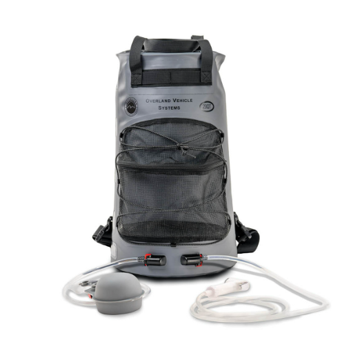 OVERLAND VEHICLE SYSTEMS | Portable Camp Shower 23 QT Nozzle & Accessories (40300031)