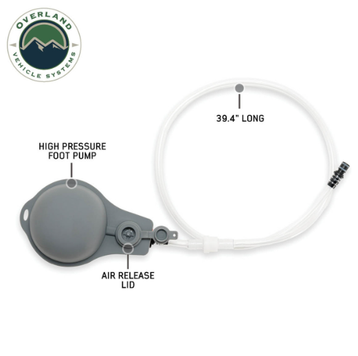 OVERLAND VEHICLE SYSTEMS | Portable Camp Shower 23 QT Nozzle & Accessories (40300031)