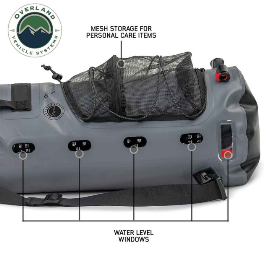 OVERLAND VEHICLE SYSTEMS | Portable Camp Shower 23 QT Nozzle & Accessories (40300031)
