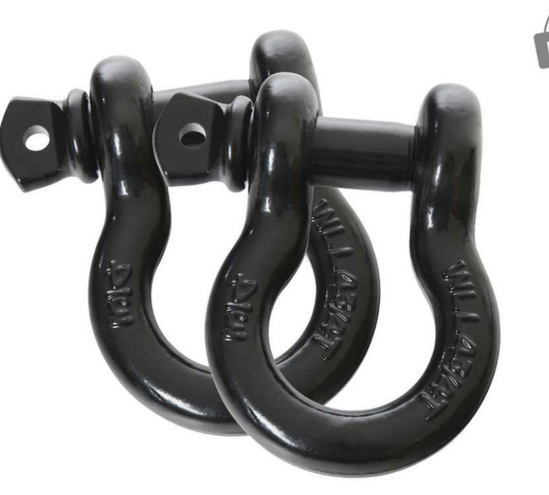 OVERLAND VEHICLE SYSTEMS | Recovery Shackle D-Ring 3/4" 4.75 Ton (19019901)