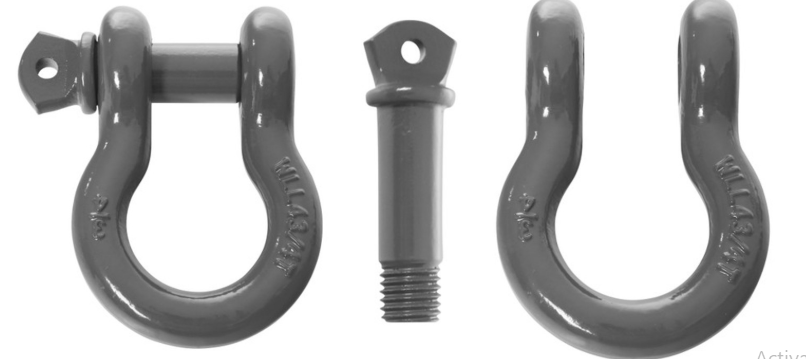 OVERLAND VEHICLE SYSTEMS | Recovery Shackle D-Ring 3/4" 4.75 Ton (19019901)