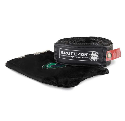 OVERLAND VEHICLE SYSTEMS | Tow Strap 4" x 30' 40,000 LB. Gray With Black Ends (19099916)