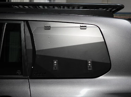 LONG RANGE AMERICA | Land Cruiser 200 Series Lift Up Gull Wing Windows (LC200-WINDOW)
