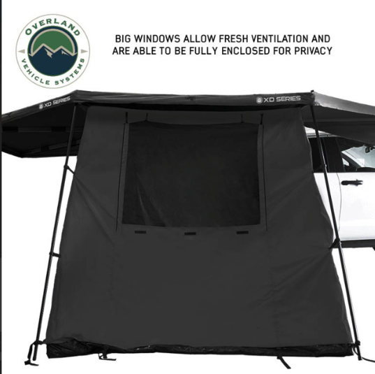 OVERLAND VEHICLE SYSTEMS | XD Nomadic 270/180 Degree Awning Annex Room Enclosure Black (18089923)