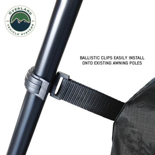 OVERLAND VEHICLE SYSTEMS | XD Nomadic 270/180 Degree Awning Annex Room Enclosure Black (18089923)