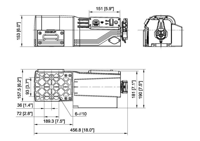 COMEUP WINCH | UW-5000si 12V, Synthetic Rope