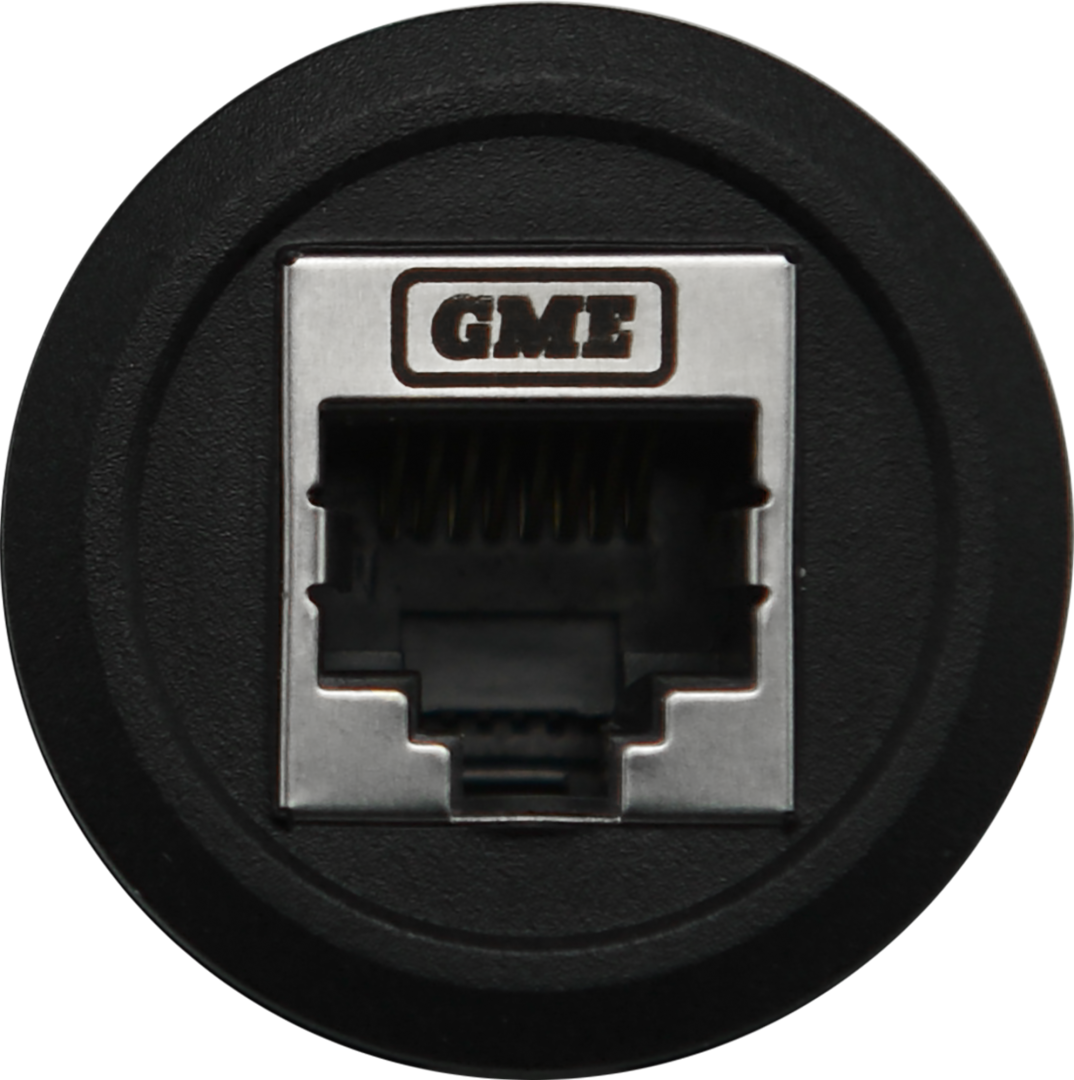 GME RADIOS | RJ45 Pass Through Adaptor Universal Round (XRS-RJ45RND)
