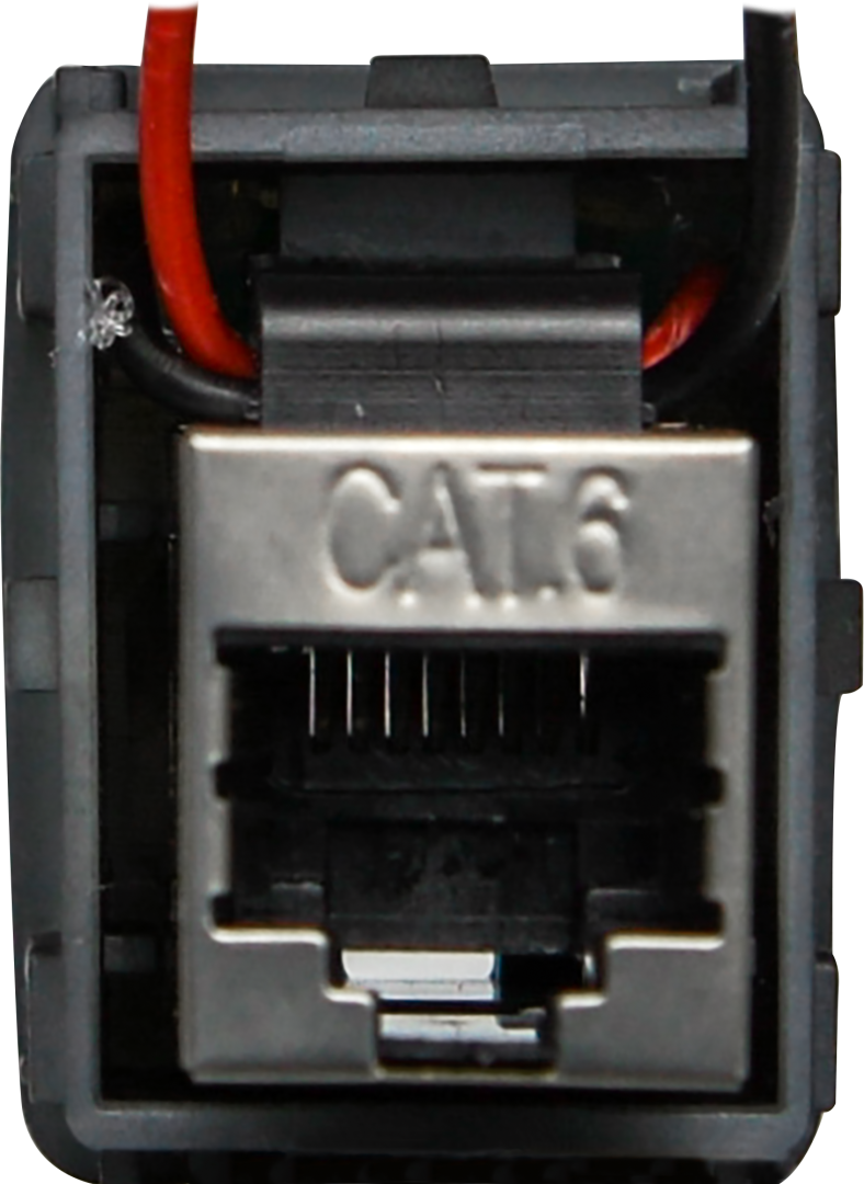 GME RADIOS | RJ45 Pass Through Adaptor Type 8 Red (XRS-RJ45R8)