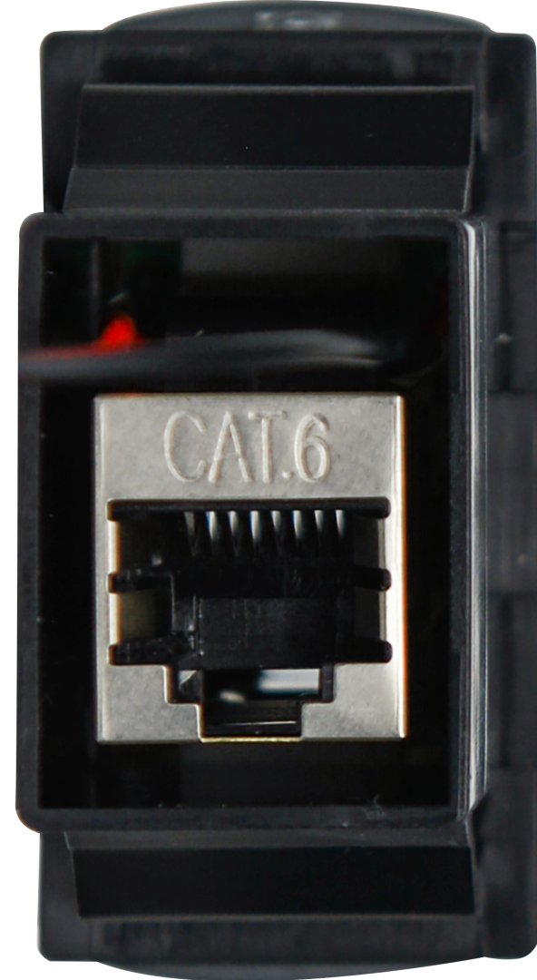 GME RADIOS | RJ45 Pass Through Adaptor Type 6 Red (XRS-RJ45R6)