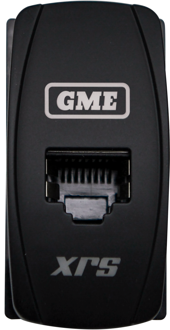 GME RADIOS | RJ45 Pass Through Adaptor Type 6 White (XRS-RJ45W6)