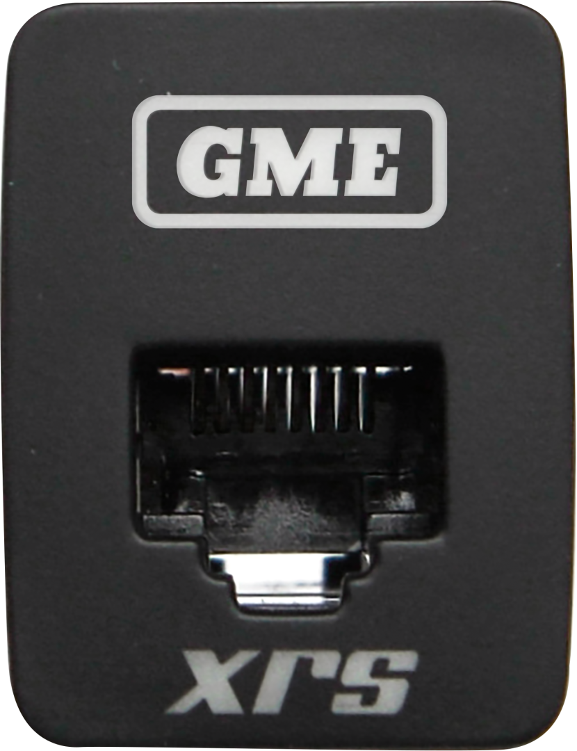 GME RADIOS | RJ45 Pass Through Adaptor Type 8 White (XRS-RJ45W8)