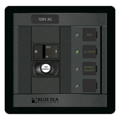 BLUE SEA SYSTEMS | Double Pole Panel ELCI Main 30A (202803)