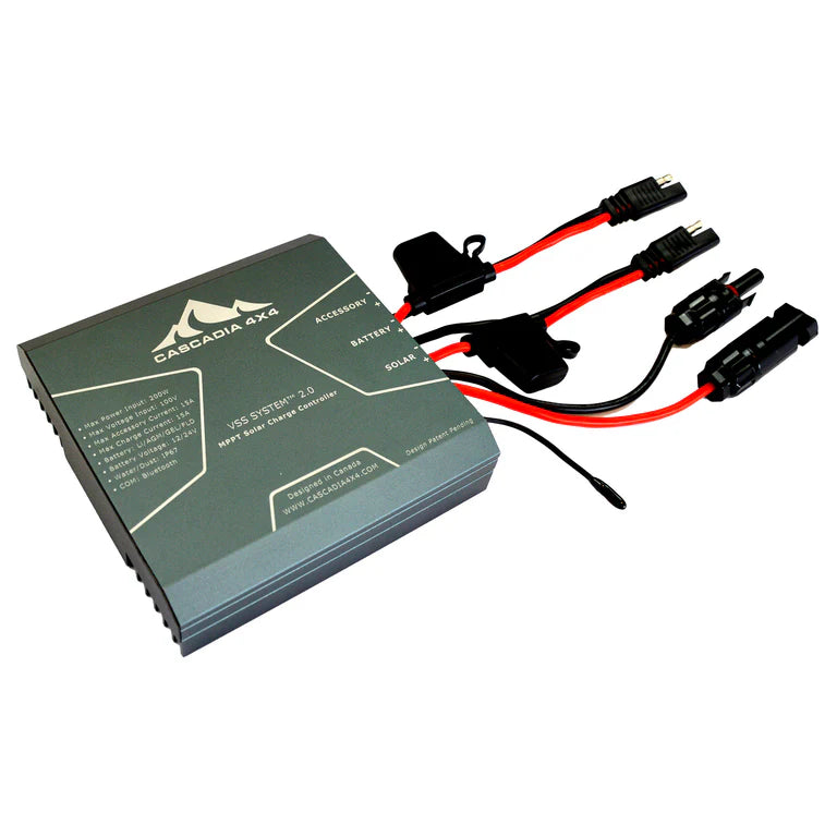 CASCADIA 4X4 | 15A MPPT Bluetooth Solar Charge Controller | VSS System™ 2.0