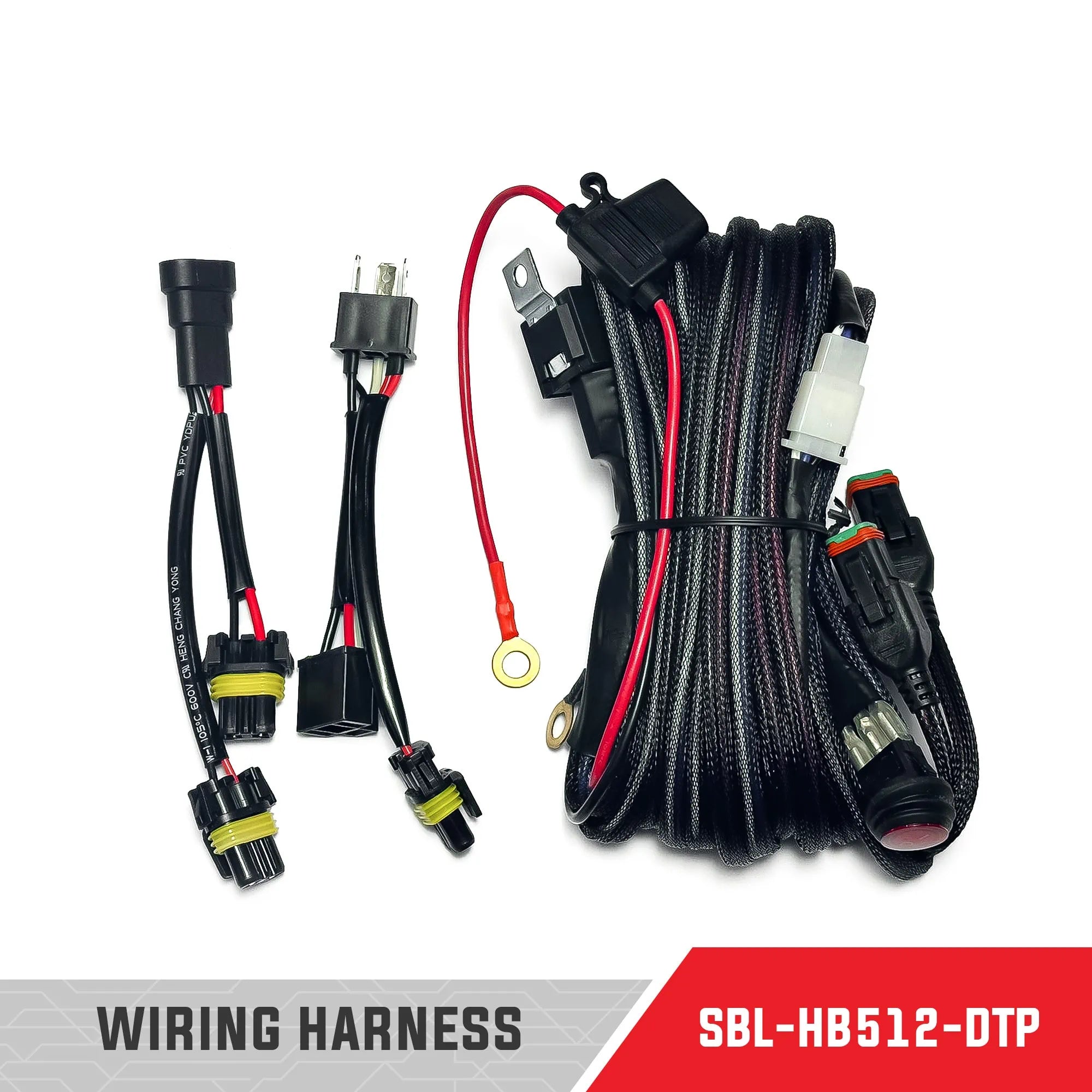 SABER OFFROAD | Universal Driving Light Wiring Harness Suits Pair Driving Lights (SBL-HB512-DT)