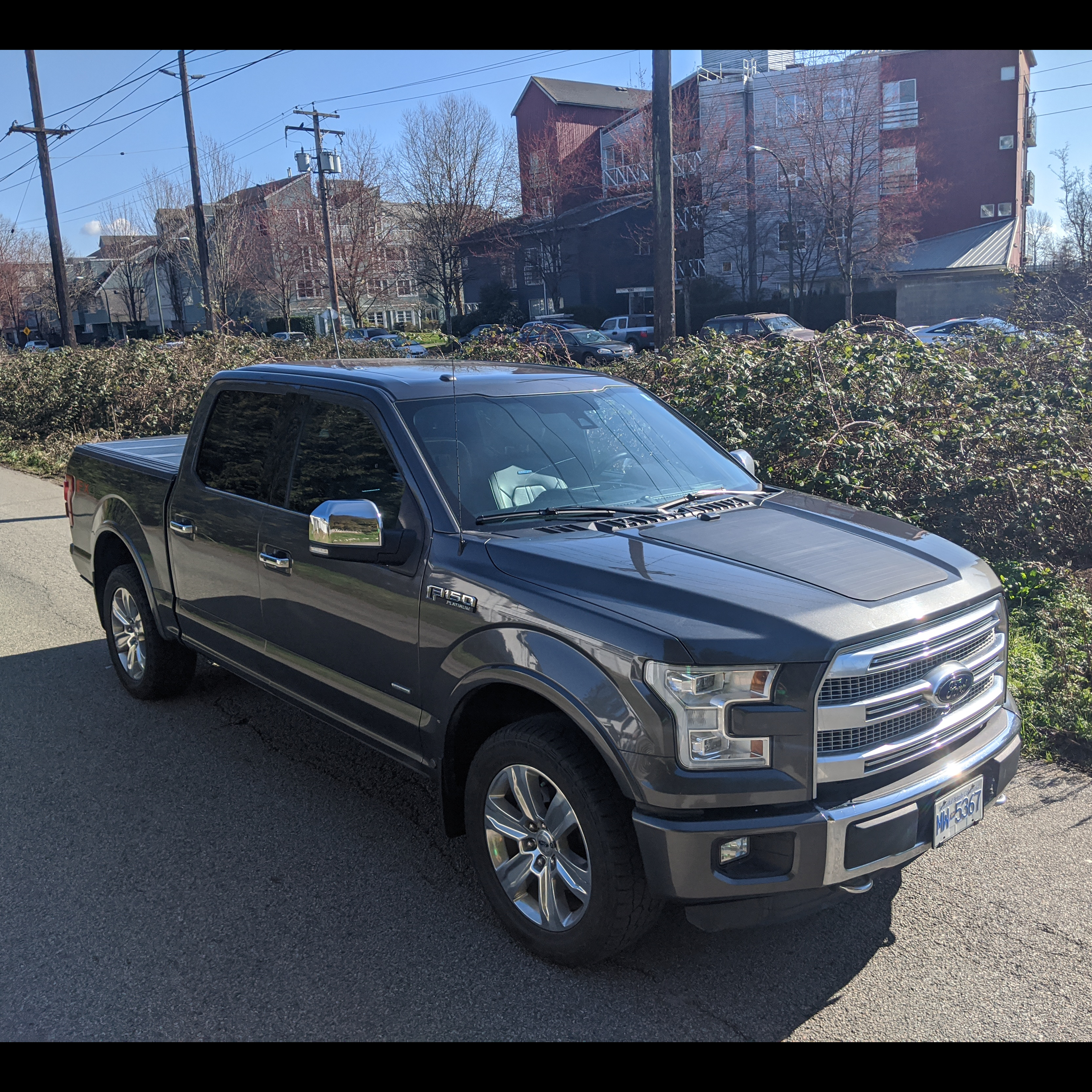 CASCADIA 4X4 | Ford F-150 2015-2020 VSS System 85 Watt Hood Solar Panel