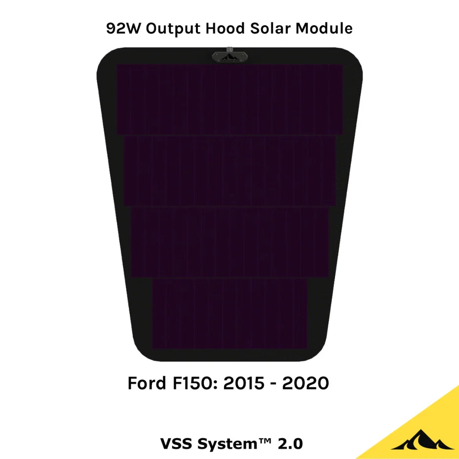 CASCADIA 4X4 | Ford F150 (2015-2020) Hood Solar Panel VSS System 2.0