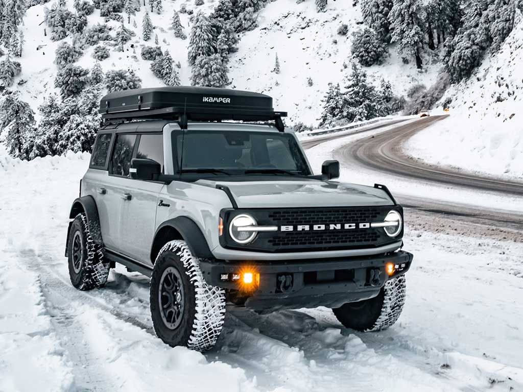 FRONT RUNNER | Ford Bronco 2021+ 4 Door w/ Hard Top Slimline II Roof Rack Kit