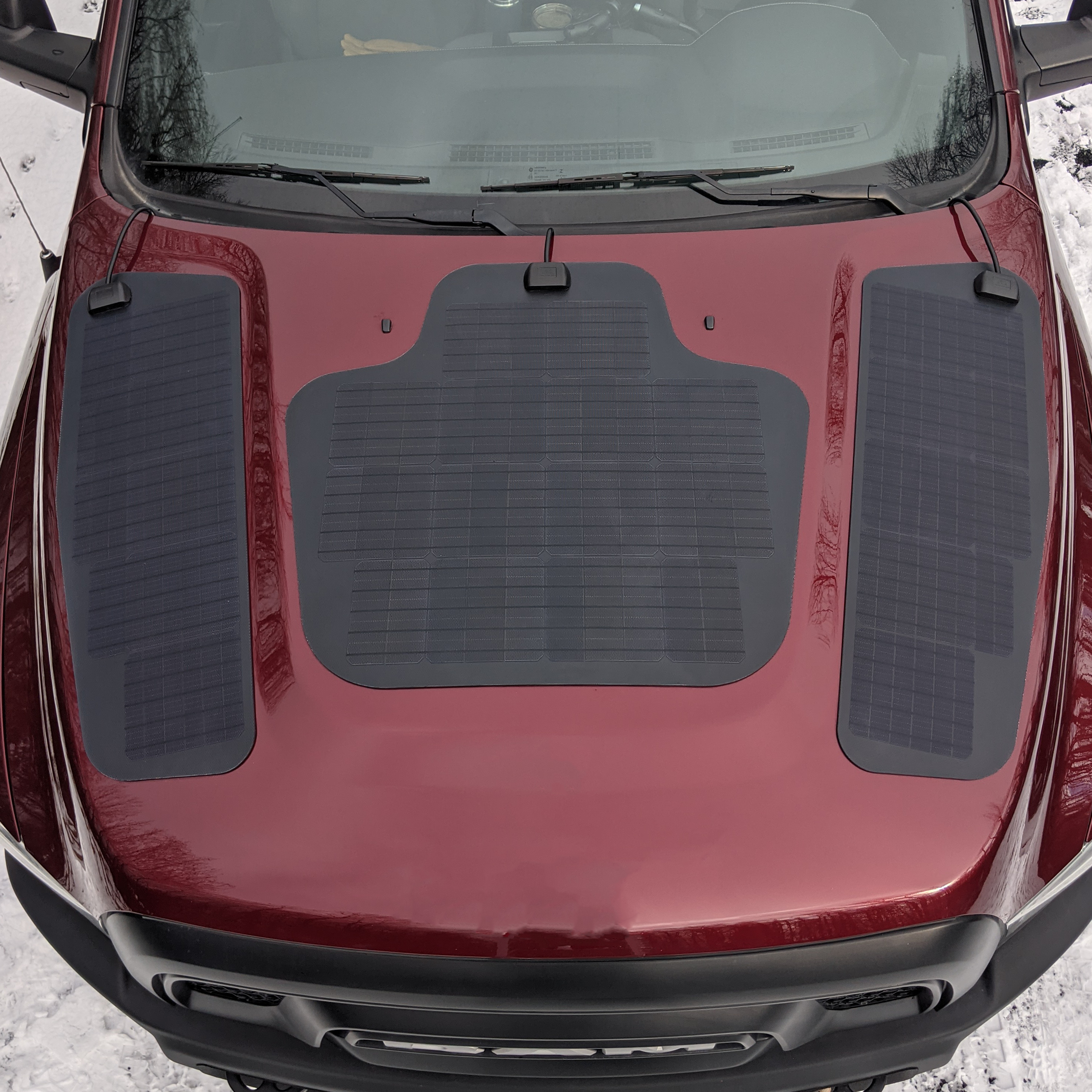 2010-2018 Ram HD solar panel system triple 135W