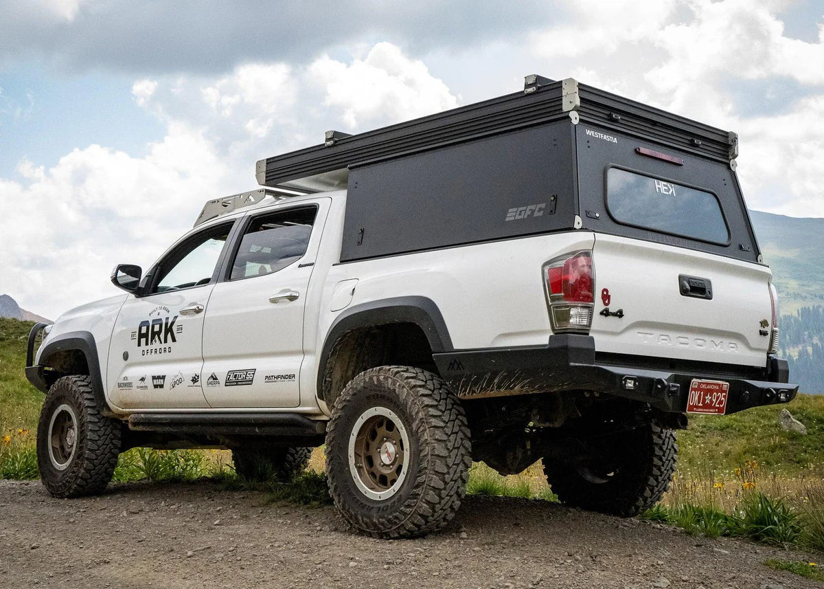 BACKWOODS ADVENTURE MODS | Tacoma 3rd Gen 2016-2023 Hi-Lite High Clearance Rear Bumper (BWTY3T-209035B)