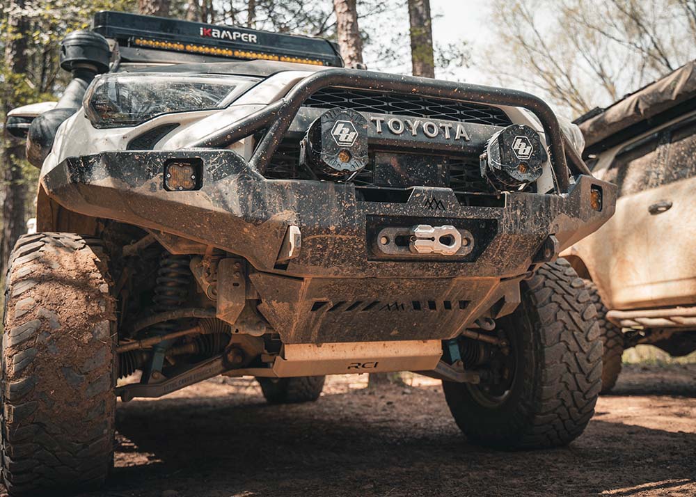 BACKWOODS ADVENTURE MODS | 4Runner 5th Gen 2010-On Aluminum Connector Skid Plate (BWT4R5-8915-P)
